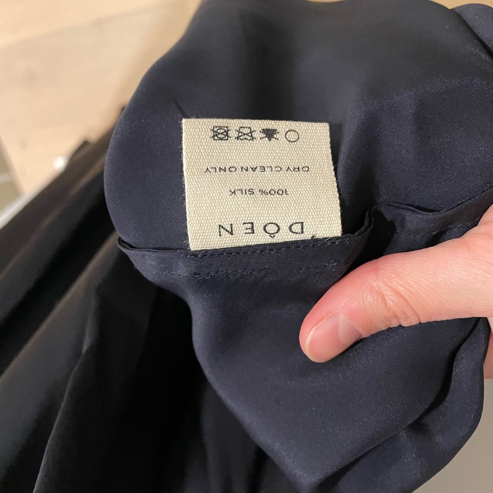 Doen Obelia Lace-Trimmed Silk Satin Dress - Picture 5 of 6